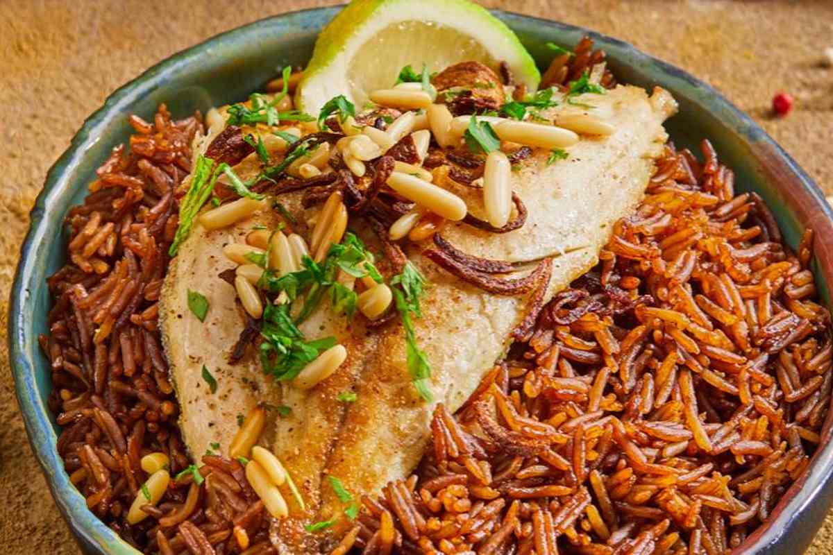 Traditional Sayadieh Fish Dish