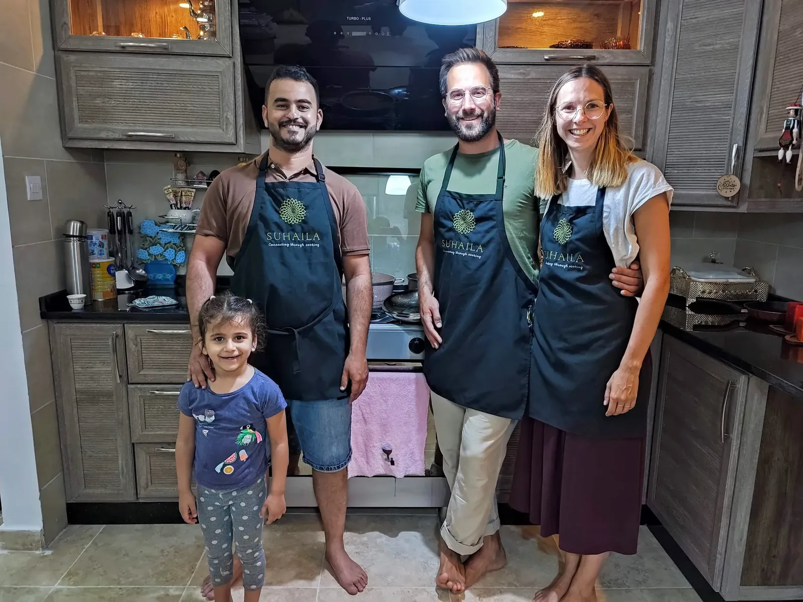 A family-style meal.