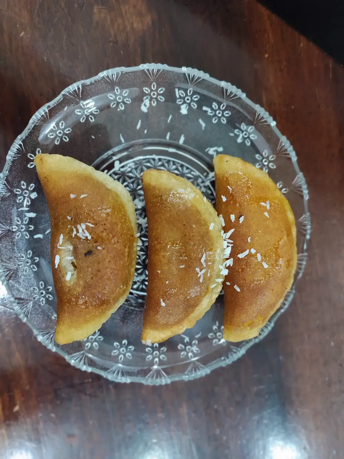 Qatayef - traditional Ramadan sweet dumplings