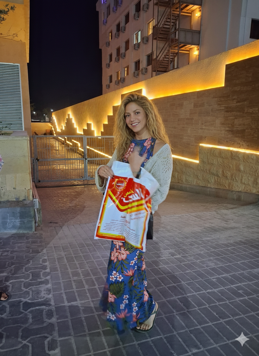 Shakira in Aqaba